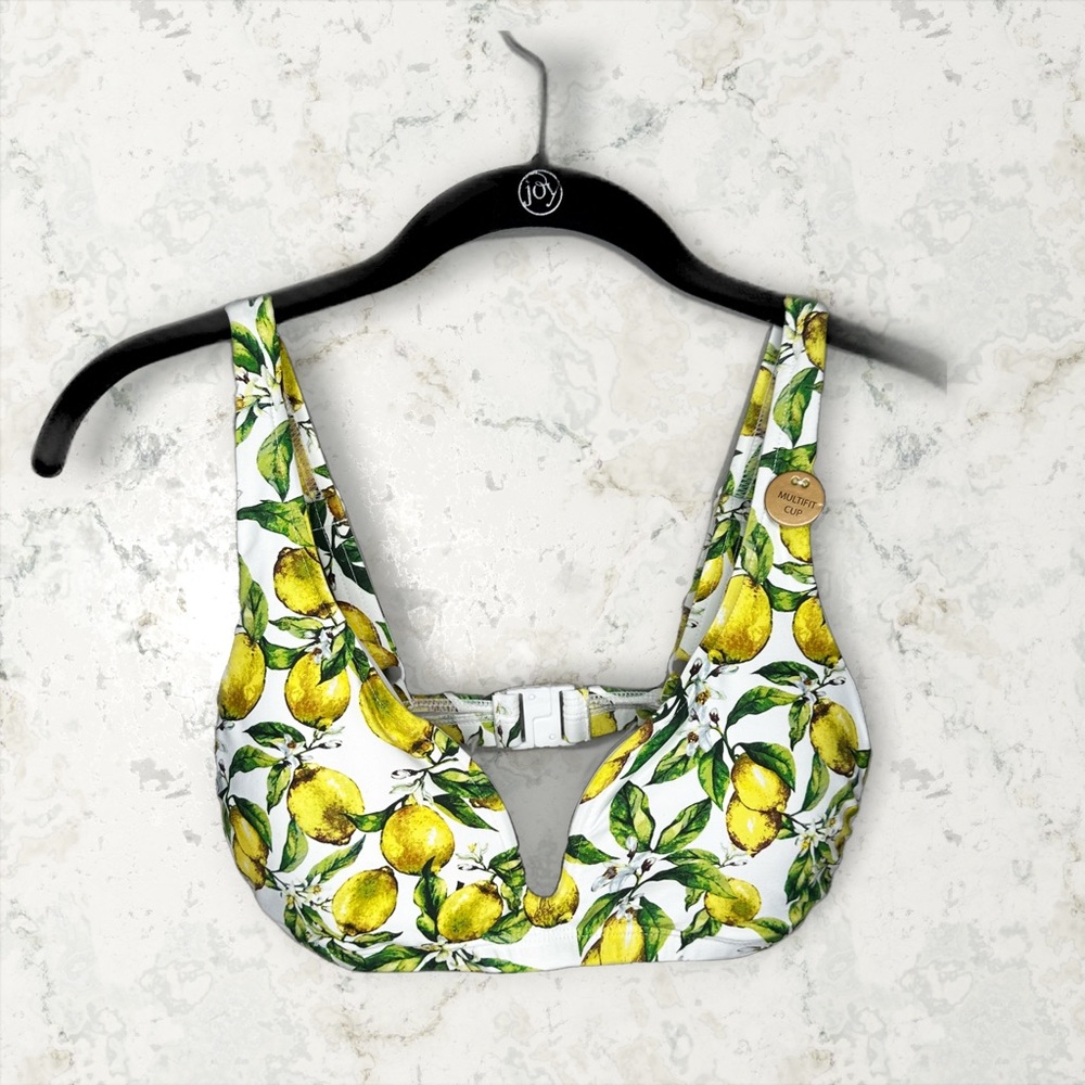NEW Nip Tuck Swim Lemon Bikini Top